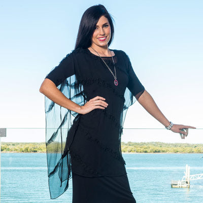 FRILL CAFTAN