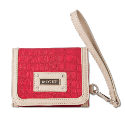 Miche Wristlet Red Croc