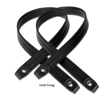 Black Straps - Short 53cm (set of 2)