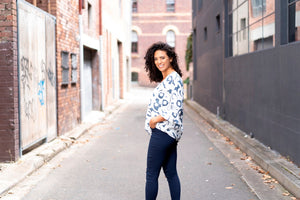 Detail Ruffle Sleeve Top
