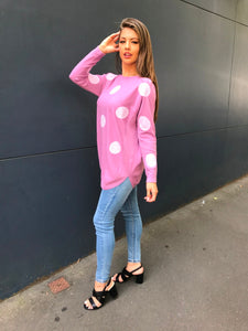 Circle Print Jumper