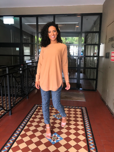 Rib Curve Hem Jumper